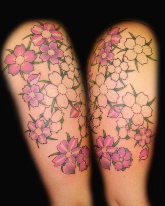 Cherry Blossom Tattoo Design